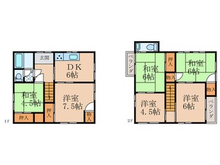 牧山3丁目戸建の物件間取画像